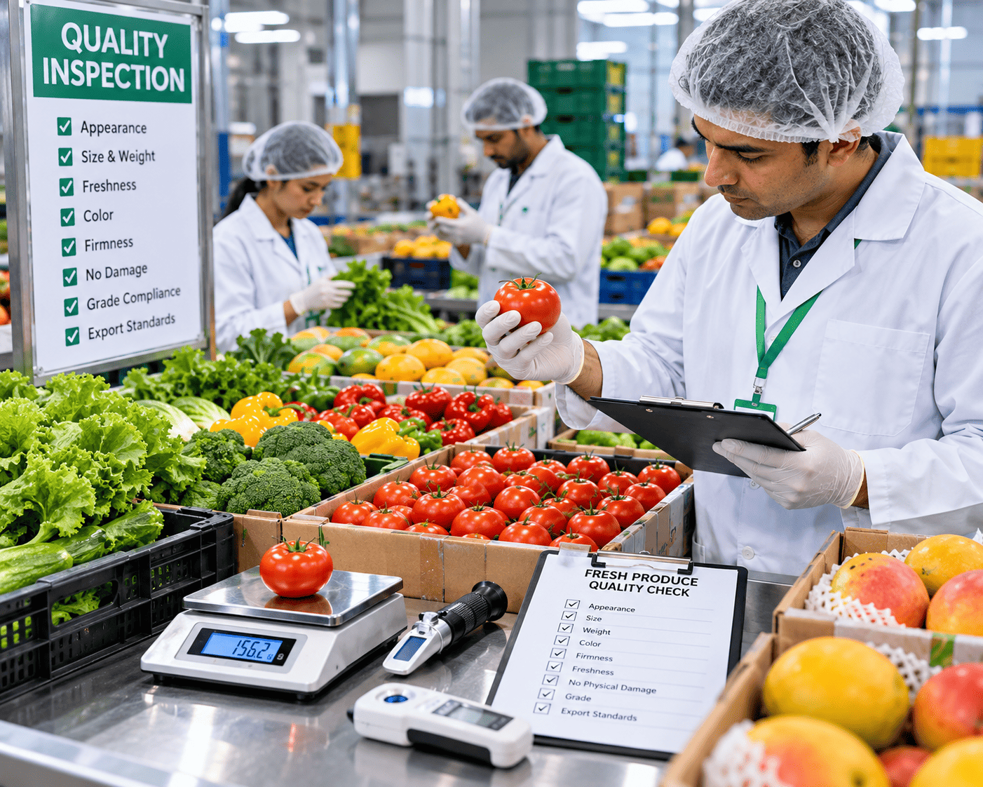 Quality inspection of fresh produce